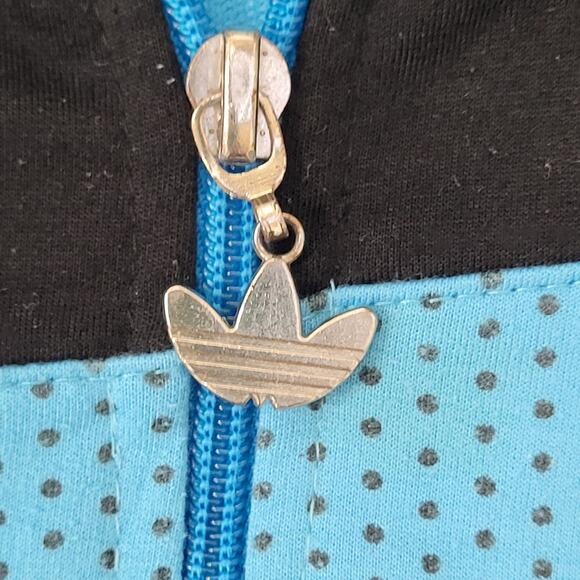 Vintage 90s ADIDAS Track Jacket Womens Large 23x30 Trefoil - Picture 10 of 14